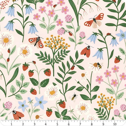 Meadow Moments Blooms & Bugs - Pink